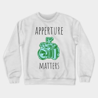 apperture matters Crewneck Sweatshirt